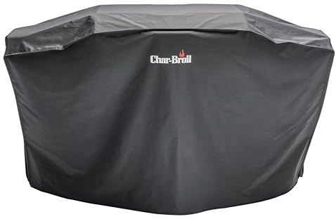 Char-Broil Grillabdeckung | Versa-Tile & Griddle 3400, 300x300 Denier Polyester mit PVC-Beschichtung, Seitliche Klettverschlüsse, Wetterschutz