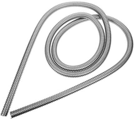 KOMBIUDA Protezione Per Cavi in Acciaio Inossidabile Flessibile Custodia Resistente Per Cavi Marini Per Edilizia e Agricoltura Tubo Di Gestione Finitura Elegante