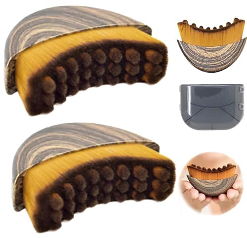 Lymphatic Contour Face Brush, Gesichts Lymphdrainage Massagegerät, Trockenbürsten Gesichtsbürste, Kinn Und Kieferformung, Ergonomisch Gestaltet, Um Sich Genau An Die Haut Anzupassen (2 Stück)