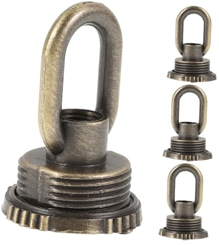 DIYEAH 4pcs Hook and Eye Accessories for Ceiling Lights Ceiling Loops Eye Nut for Hanging Lamp Lamp Parts for Pendant Light Replacement Parts