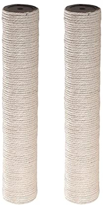 Tiragraffi di ricambio per animali domestici, diametro 7 cm, tiragraffi interattivo, in corda di sisal, palo di ricarica per giocare, beige, 30 cm