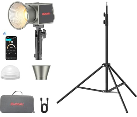 Multiblixt set med MB-PL LED 60B fotolampa och FT-8051 ljusstativ