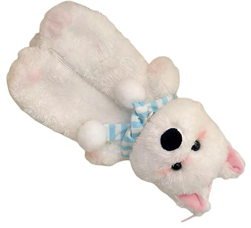 Estuche para lápices, dibujos animados, mochila escolar, estuche de peluche, para notas adhesivas, gomas, marcadores, lápices labiales, auriculares, escuela, universidad, clase
