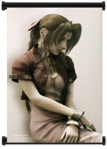 Wall Scrolls Final Fantasy VII Advent Children Aeris Fabric Poster (31x42) Inches