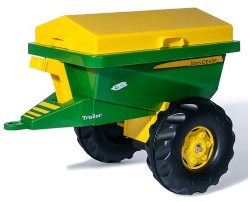 Rolly Toys rollyStreumax John Deere (Alter 3-10 Jahre, Streuanhänger, Dosierschieber, rotierende Streuscheibe) 125111, grün