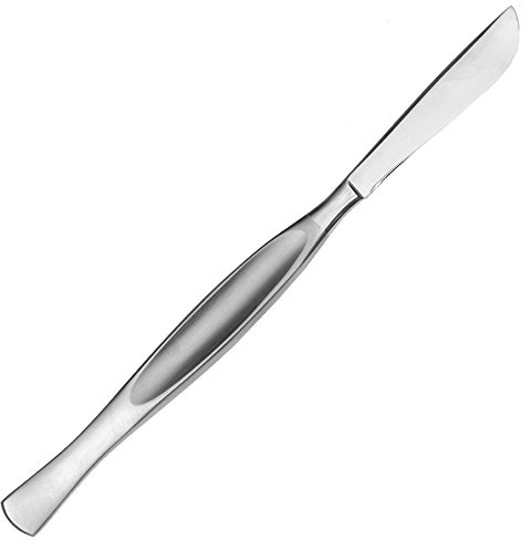 May Präzisionsmesser feststehende abgerundete Klinge Edelstahl 17,5 cm | Präzisions-Skalpell mit feststehender, abgerundeter Edelstahlklinge. Ergonomischer Griff, 17,5 cm Länge, ideal für Bastler.