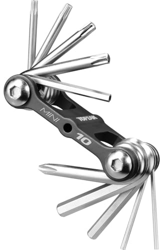 Topeak Multitool Mini 10, Black/Silver, 6.6 x 3.3 x 2.1 cm, TT2557