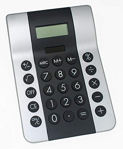 Eleganter Tischrechner, 8 Digits mit Solarzellen und Dual Power