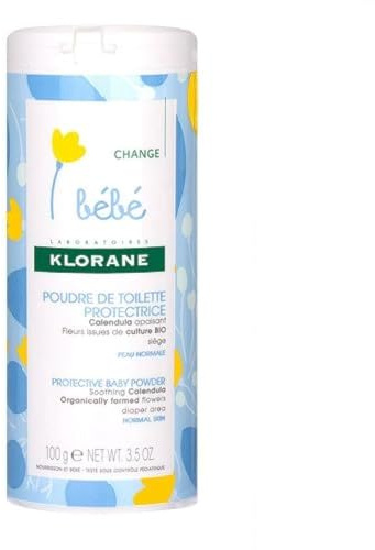Klorane Bébé Talkumpulver, 100 g
