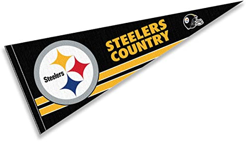 Pittsburgh Steelers Country Pennant Banner Flag