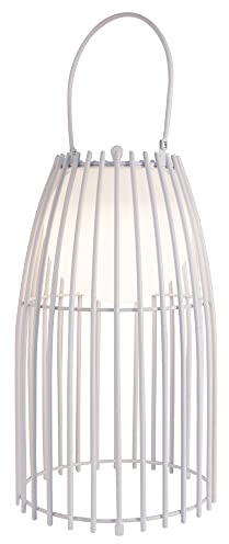 LUUK LIFESTYLE Lampada senza fili a LED, luce per interni ed esterni, disegno formale, lanterna da tavolo, porta USB, nei colori nero, bianco, verde e arancione