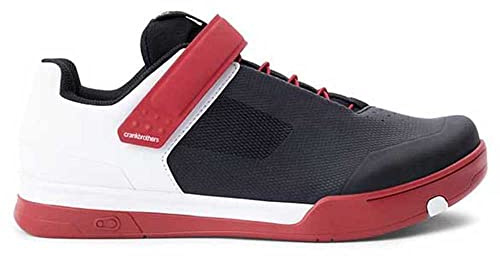 Crank Brothers Herren Mallet Speed Lace Fahrradschuhe, Rot Schwarz Weiß