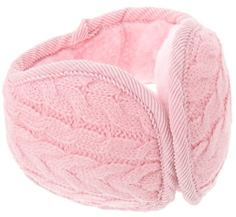 HEALLILY Orejeras de Invierno Calentador de Orejas de Felpa Cubre Orejeras de Invierno para Niños Bebés Navidad Cumpleaños Rosa