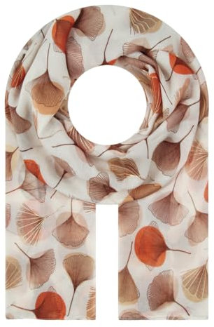 Majea Halstücher Damen Tuch Kopftuch Halstuch Schal Damen-Schal Tücher Damen Stola (880033) (orange 6), 180x90