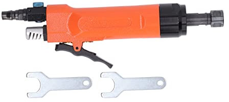 Kadimendium Amoladora de Aire, 3000RPM, 6mm, Pinza Precisa, Ergonómicamente Compacta, Recta, Neumática, Herramienta de Molienda, Amoladora Recta de Aire