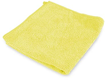 Hypafol Mikrofasertücher | 10 St. | 30x30cm | gelb | pflegeleicht & schnell trocknend |Poliertuch, Putzlappen zur Oberflächen Reinigung | Reinigungstücher zur Autopflege, Gebäudereinigung, Gastronomie