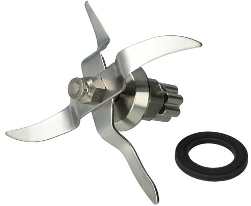 vhbw Couteau de mixeur compatible avec Silvercrest 303806, 317553, 379746, 384165, 362034 robot culinaire - Avec 4 lames en acier inoxydable