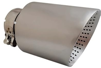 Auspuff Anschluß-Adapter Für GTI Für MK7 Für Golf 7 Düse 1 Stück Matte Edelstahl Auto Schalldämpfer Spitze Auspuff Spitze System Rohr Universal Auspuff Spitze 57 MM 60 MM 63mm Auto Auspuff Endrohr (C