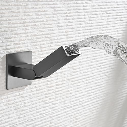 Billg Unterputz Waschtischarmatur, Wandmontage Badarmatur, Wasserhahn Bad Unterputz Armatur Waschbecken, 180° Schwenkbar für Badezimmer Waschtisch Oder Badewanne,