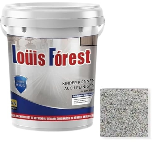 Epoxy Colored Sand Floor Paint,High-Gloss Marble Effect Epoxy Floor Paint,Epoxy Colored Sand Self Leveling Coating,Anti-Slip, Waterproof, Concrete & Tiles (2#)