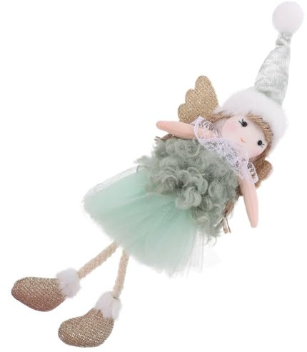 STOBAZA Weihnachtsengel Plüschpuppe Als Hängeanhänger Für Baum Weihnachtsschmuck Zum Aufhängen Engelpuppe Für Dekoration