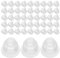 FRCOLOR 200pcs Transparent Stoppers for Bottles Reliable Seal for Aromatherapy Easy Installation for Home Office and Car Use