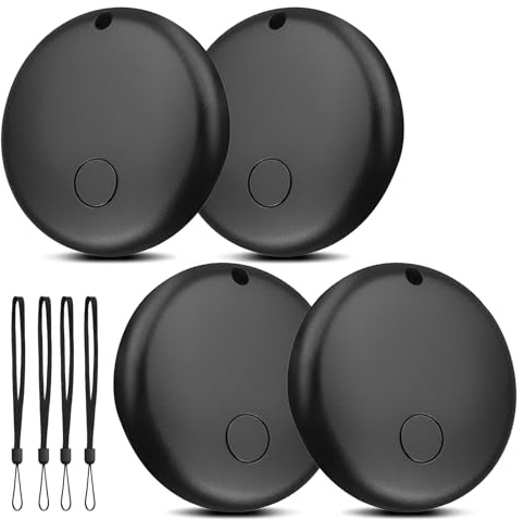 4PCS Pixelure nur AndroidAir Tracker Tag Smart Tag, Schlüsselfinder KeyFinder Kompatibel mit Googles ''Find My Device'' -App, Bluetooth Tracker SmartTag für Schlüssel/Koffer/Rucksäcke/Geldbörsen