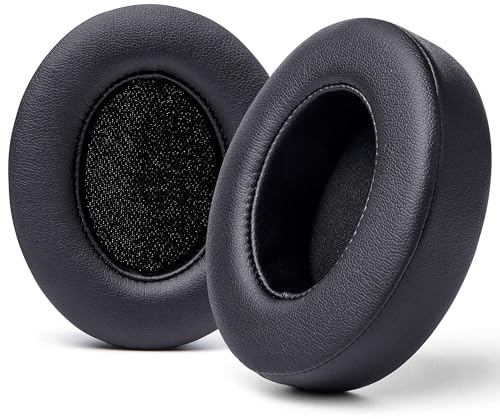 Beats Studio 2/3 Replacement Ear Pads, Memory Foam Cushions, Black