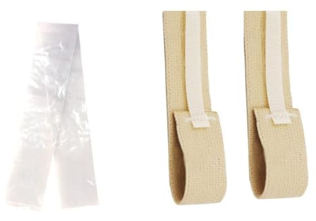 Paquete De 10 Fijadores De Catéter Externo Masculino, Antideslizantes, Ajustables For Incontinencia Urinaria Masculina, Correa De Soporte De Tela Elástica Suave Reutilizable.(2belt+100bag)