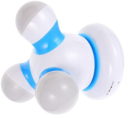 ROMISBABA Massaggiatore Portatile Elettrico per Collo e Spalle Dispositivo Mano Ergonomico USB per Massaggio Cervicale e Schiena Relax Muscolare Completo