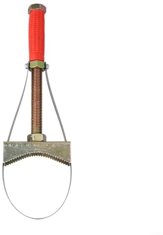 Llave de extracción de filtro de aceite de grado profesional fabricada con acero robusto con agarre optimizado para tareas de mantenimiento desafiantes (grande)