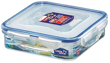 Lock&Lock 2059064 PP Classic Boîte Hermétique Carré Plastique Transparent 15 x 15 x 5 cm