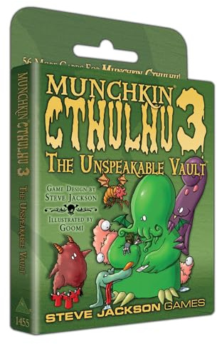 Steve Jackson Games 1455 - Munchkin Cthulhu 3 - Un. Vault (englische Ausgabe)