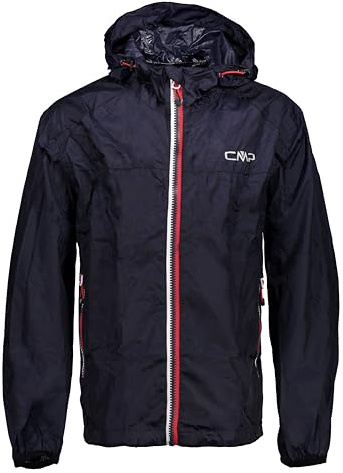 CMP - Veste enfant avec capuche anti-pluie, Marine, 128