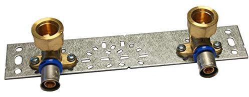 EasyPRESS Pressfitting Wandscheibe auf Montageplatte DVGW für Mehrschichtverbundrohr u. PE-RT (Pressprofil: TH - Kontur) Wandscheibe auf Montageplatte in (16 x 1/2)