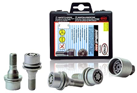 Fits Peugeot 508 Models 2011 To 2024 Heyner Germany Stil Block PRO Locking Wheel Nuts M12x1.25 Set 4 Locks Thatcham Quality Assured Bolts 766/5