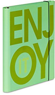 Dokumentenmappe ENJOY IT / Heftbox / A4 / Farbe: mint