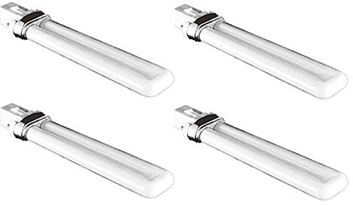 TBE LIGHTING 7w G23 2-Pin CFL Energy Saving Lamps - Cool White 4000K, 8000 Hour Life, 420 Lumen (4-Pack)