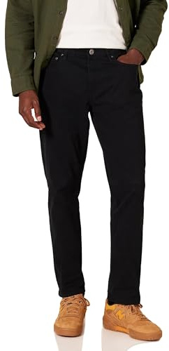 Amazon Essentials Men's Standard Athletic-Fit 5-Pocket Stretch Twill Pant, Black 38W x 32L