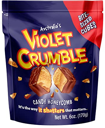 Violet Crumble Bite Size CHUNKS - Australian Chocolate
