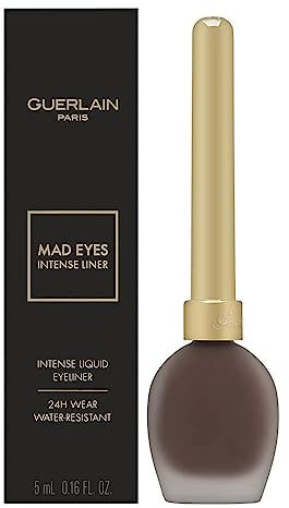 Guerlain Mad Eyes Eyeliner Liquido Intenso, 01 Marrone, 1.1 ml