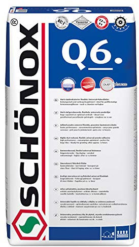 Schönox Fliesenkleber 25kg, Weiß, Stark, Hochviskos, Keramik, Kunststoff, Fliesenlegen