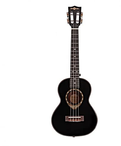 Premium Tenor-Ukulele mit gewölbtem Boden und Fichtendecke von Gear4music | Archback-Design für mehr Volumen und Projektion, Sapele-Mahagoni-Rücken und -Seiten für warme Resonanz, glatter Mahagonihals