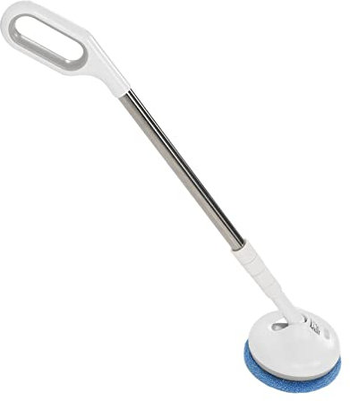 Spazzola elettrica per la pulizia dei vetri, lavavetri elettrico senza fili 8,5 W 5 V 2a Ricarica USB Spazzola per la pulizia dei vetri elettrica retrattile impermeabile per auto(Bianco)