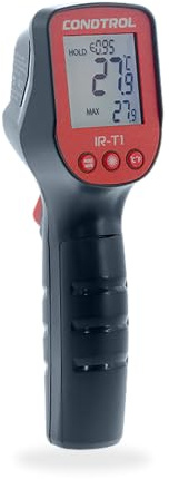 CONDTROL – IR-T1 Infrarot-Thermometer – berührungslose Temperatur – Messung von -50 °C bis +600 °C – präziser Laserpointer – sofortiges Ergebnis – 2+1 Jahre Garantie