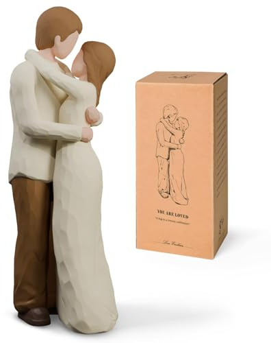 NANAOUS Paar Figur Verlobungsgeschenk | Hochzeitsgeschenke für Brautpaar, Hochzeitstag Geschenke, Geschenke für Beide