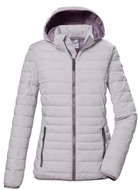 G.I.G.A. DX quiltad jacka för kvinnor med dragkedja huva GS 63 WMN QLTD JCKT_Uyaka, plommon, 42, 43053-000