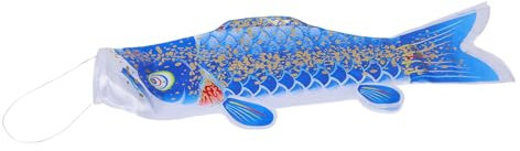 KONTONTY Koinobori-hängedekor Japanischer Fisch-windsack Außen-gartendekoration Hängendes Ornament Karpfen-windsack-streamer Für Garten-dekoration