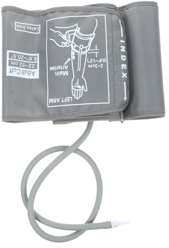 Nylon Manschette für Oberarm Blutdruckmessgerät, Faltbar, Manuell | Bequem zu Tragen, Hautfreundlich, Leicht Verstaubar, für Zuhause, Kompatibel mit Aneroid Handarm