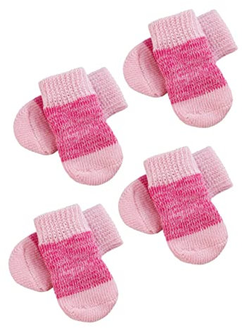 CORHAD rutschfeste Elastische Hundesocken Aus Polyester Mit Cartoon Muster Anti Rutsch Schutz Für Kleine Haustiere Bequem Für Drinnen Und Draußen